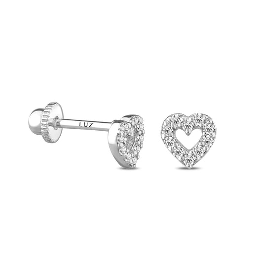Heart pave piercing